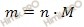 формула нахождения массы