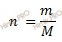формула нахождения химического количества вещества через массу
