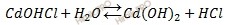 молекулярное уравнение гидролиза хлорида кадмия вторая ступень